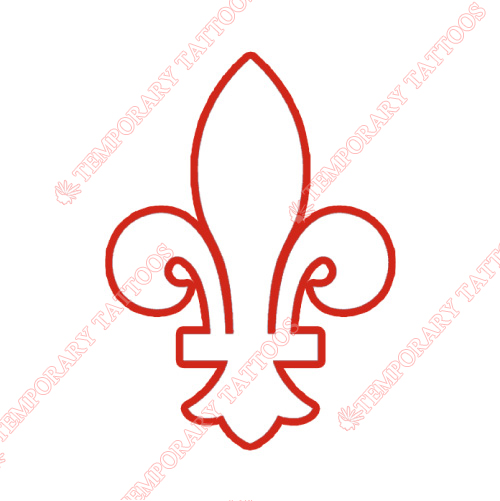 Quebec Nordiques Customize Temporary Tattoos Stickers NO.7149